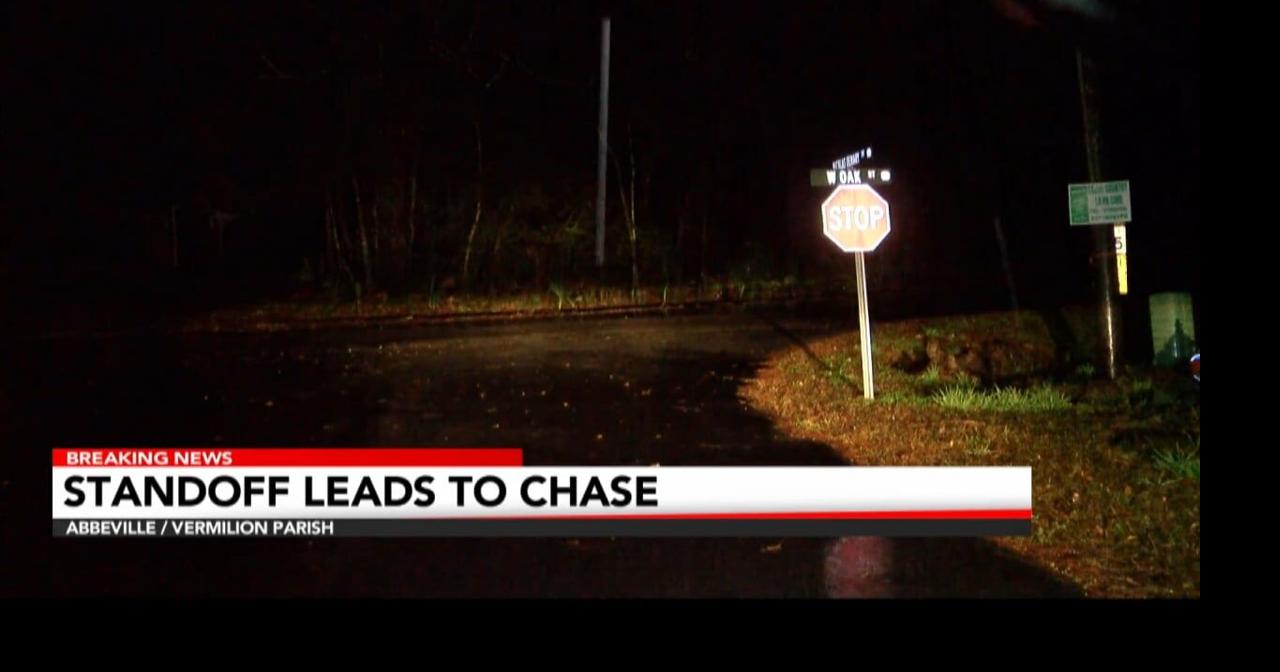 Abbeville standoff suspect leads authorities on chase to Crowley
