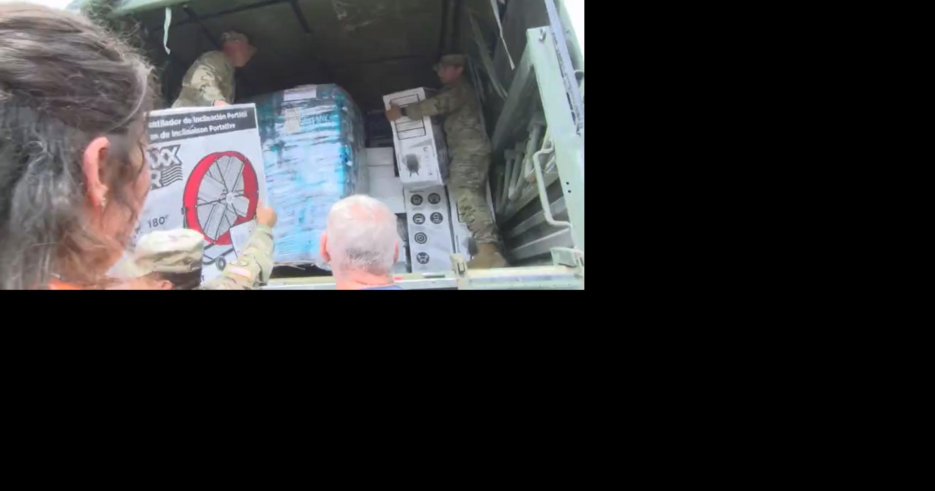 Gov. Landry delivers relief supplies to flood-stricken Avoyelles Parish