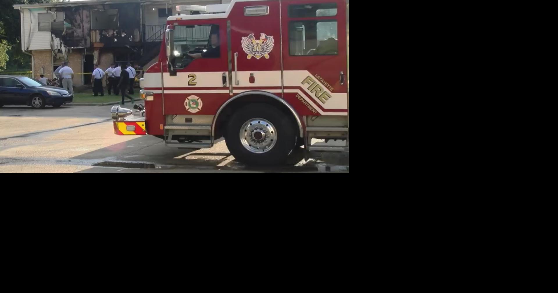 Lafayette firefighters urge lighter safety after apartment fire injures 2 children, adult neighbor