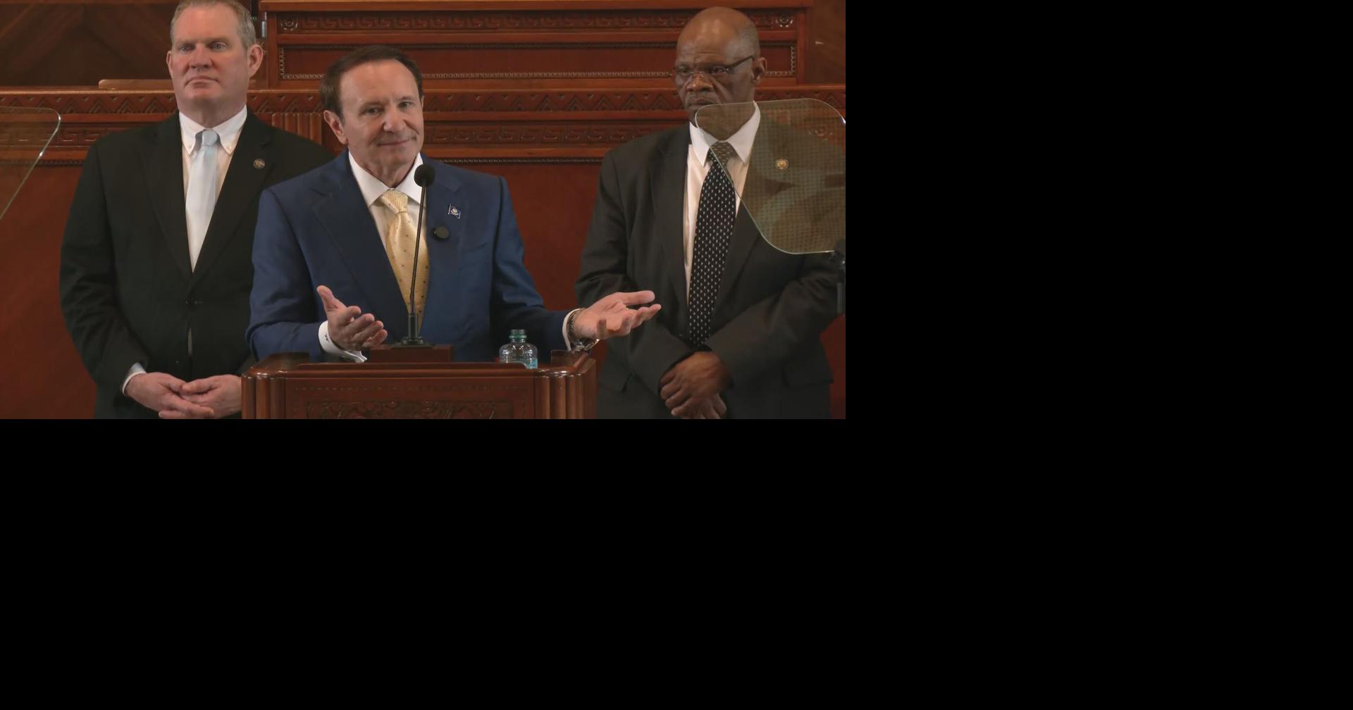 Gov. Landry outlines priorities with opening of 2026 Regular Session of Louisiana Legislature