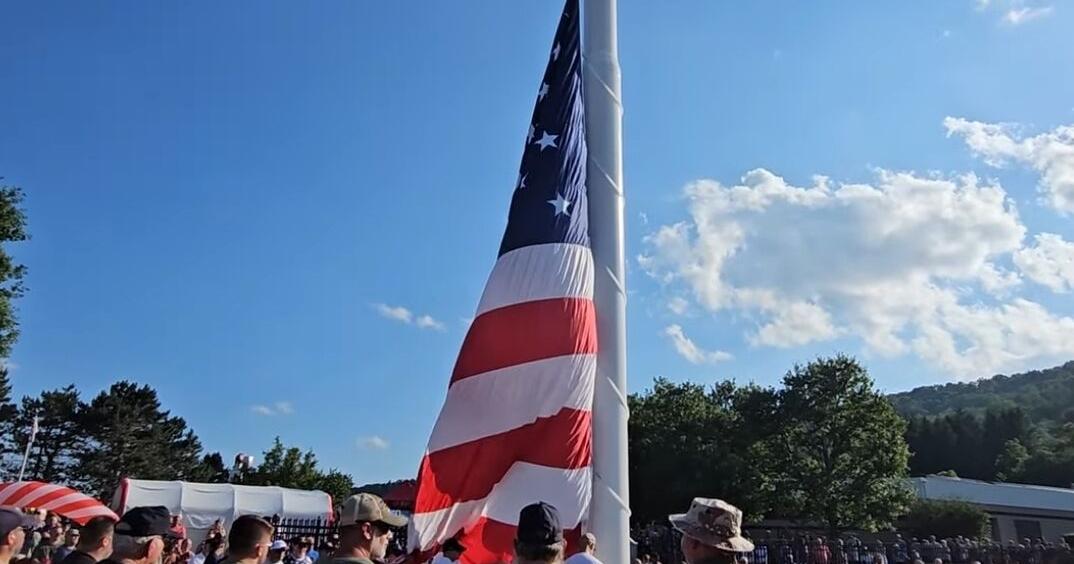 Zippo raises massive flag for Fourth of July veteran tribute