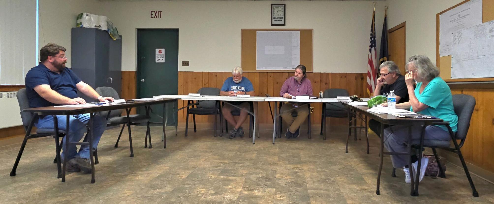 Mount Jewett Borough Council schedules work session to address sewer