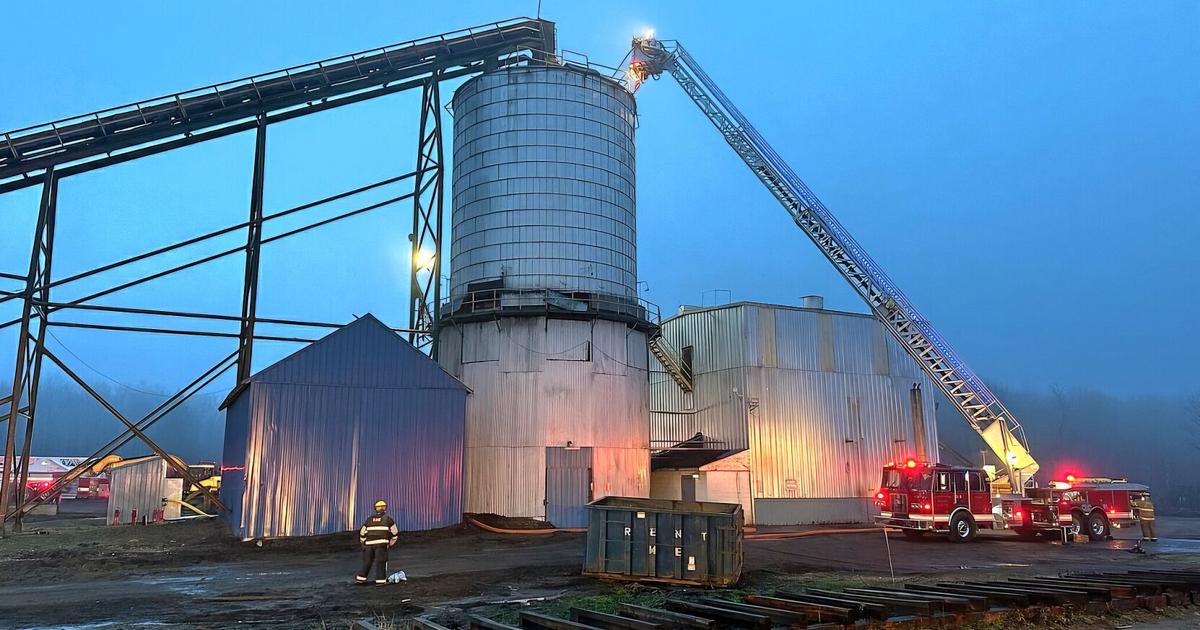 Collins Fire Area fire departments battle industrial fire at Collins Pine ...