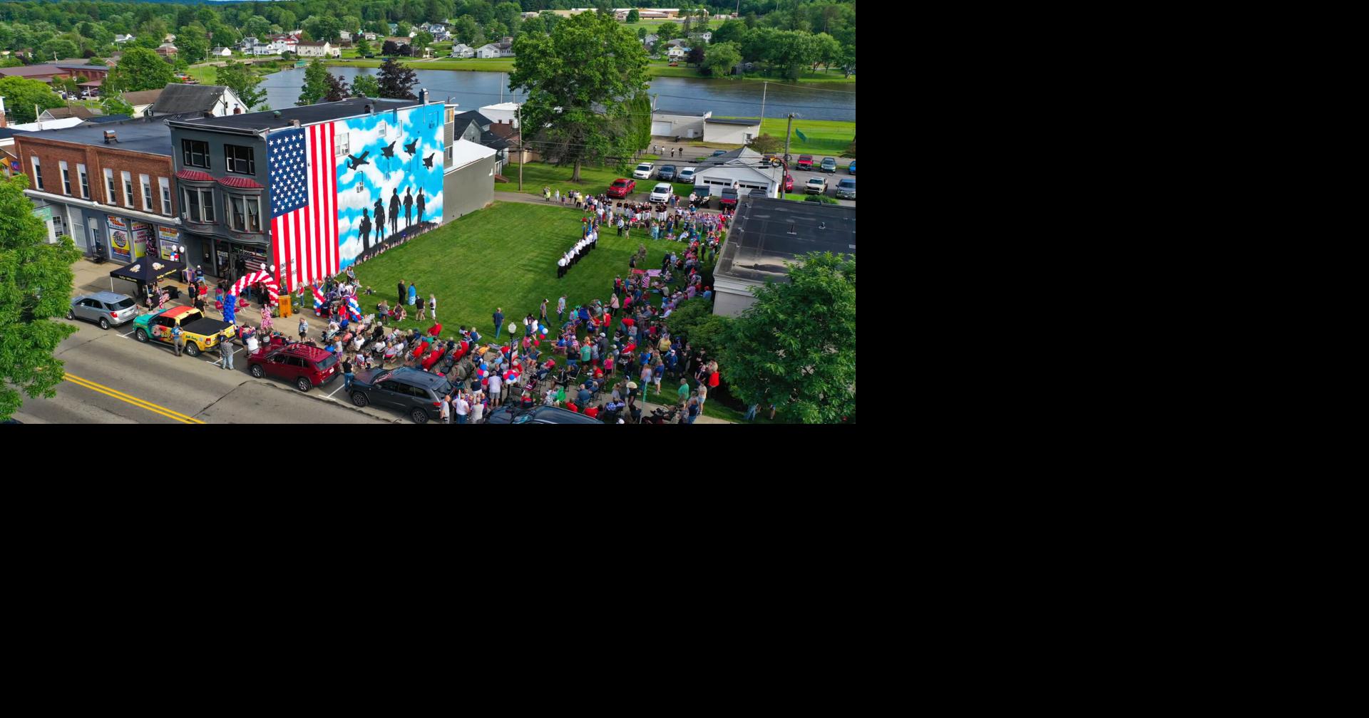 Smethport dedicates veterans mural in celebration of America’s 250th anniversary