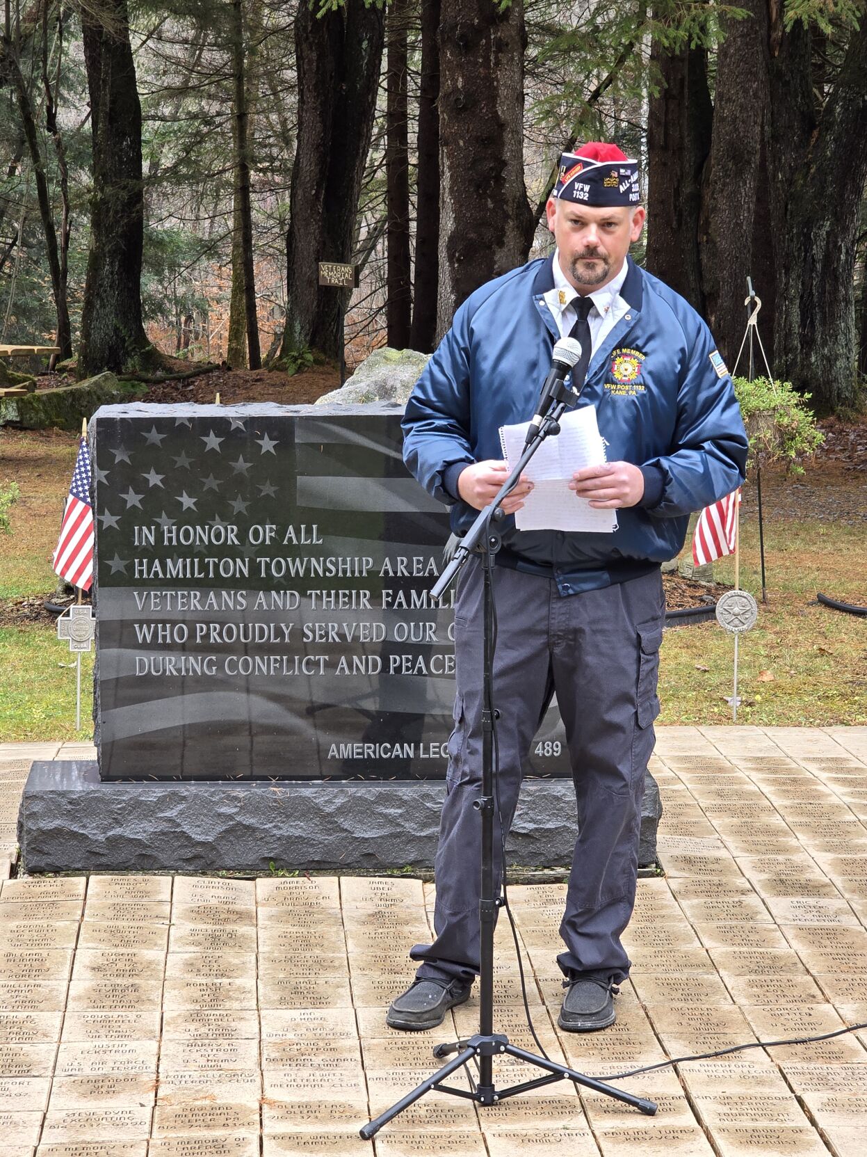 Veteran Ralph Hamilton Hamilton Township Veterans Day Service honors veterans and their ...