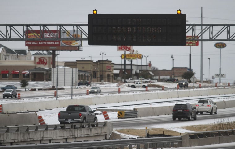 Snow in Central Texas