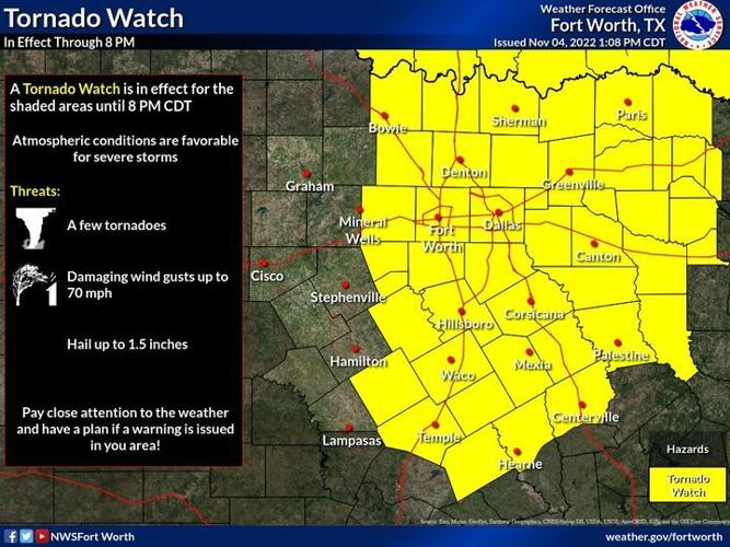 NWS: Tornado watch in effect for Bell, Coryell until 8 p.m. | Breaking ...