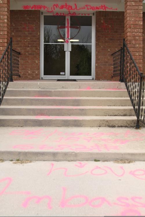Central Christian Church Vandalized