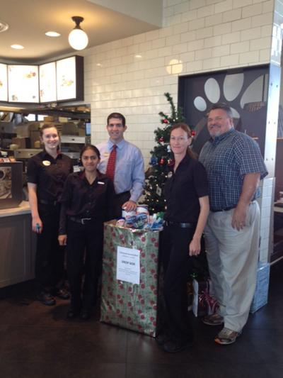 chik fil a holds donation drive for cove house community