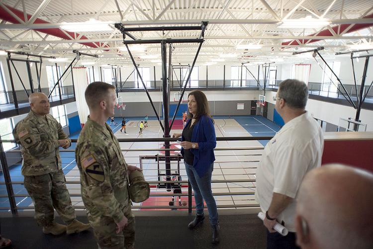 Fort Hood officials tour new Armed Services YMCA Wellness