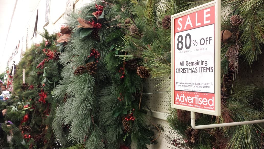 Hobby Lobby 80% Christmas Decor, Wrapping paper and more! | Save A Lot ...