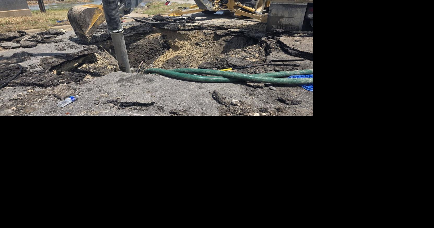 Cove water line break is fixed