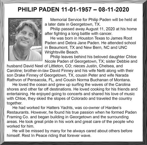 Philip Paden Obituaries