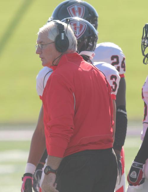 Harker Heights head coach Mike Mullins