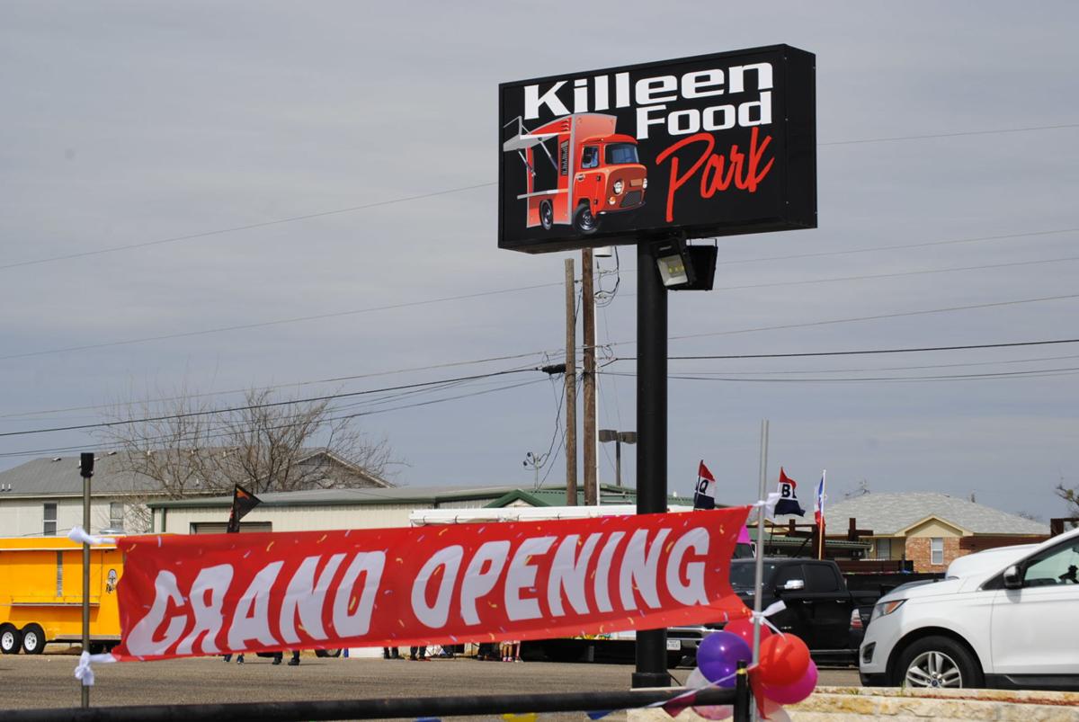 Killeen park food kdhnews truck hood advertises fort opening grand sign south street
