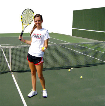 Serving for her dad: Salado's Reed preps for 2A state tourney