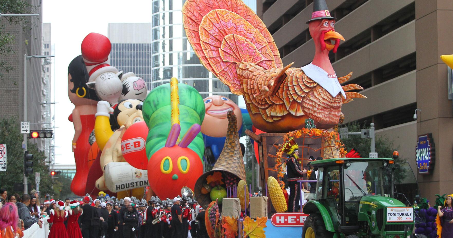 See one of the country’s biggest Thanksgiving Day parades in Houston