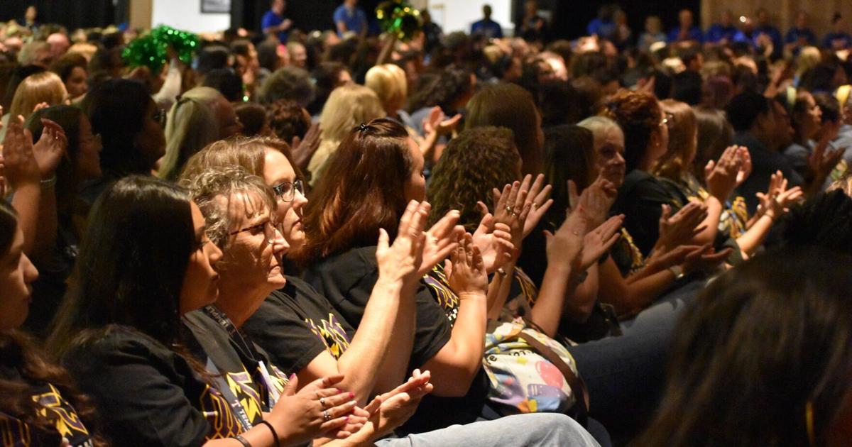 Mayborn Conference Teachers, staff packed Mayborn Civic and Convention Center to celebrate ...