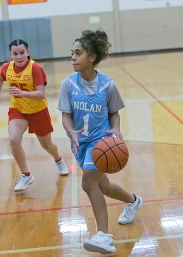 Nolan at Union Grove eighth-grade Girls Basketball