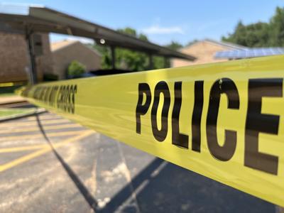Police Line do not cross stock Tyler Smith County investigation crime scene file