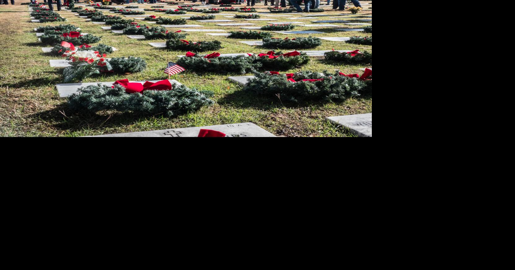 Hundreds honor nation’s veterans; lay wreaths at final resting places ...