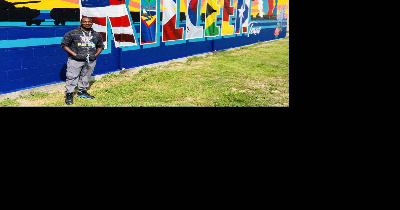 Local artist captures downtown Killeen with eye-catching mural | Local ...