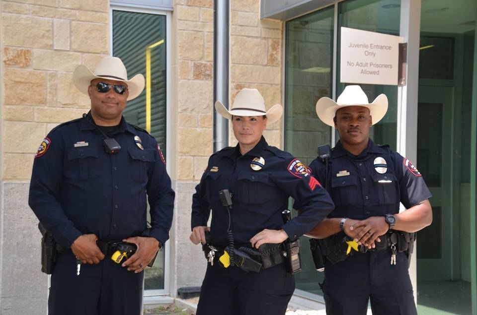 cowboy hat police