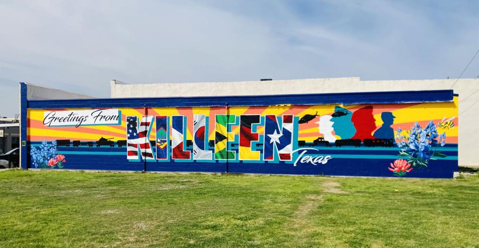 Local artist captures downtown Killeen with eye-catching mural | Local ...