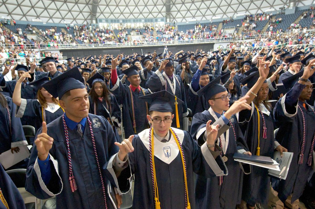 427 Shoemaker High School seniors leave Expo Center as graduates