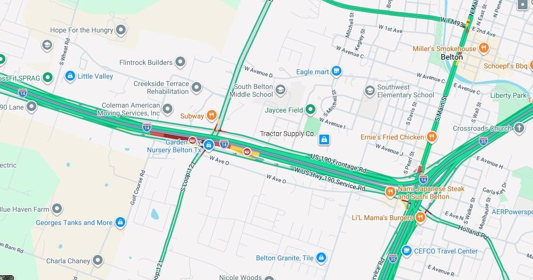 Traffic Report: Reported crash on I-14