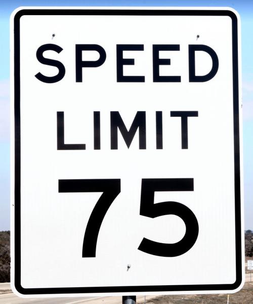 Hwy 195 speeds up to 75 MPH