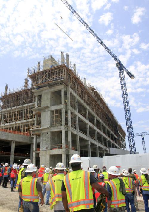 Carl R. Darnall Army Medical Center "topping out" ceremony