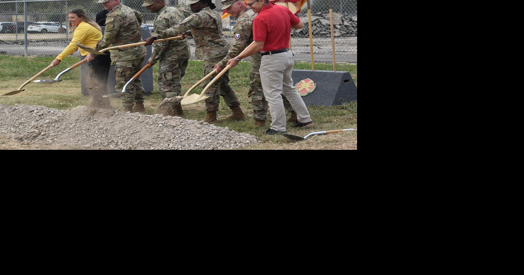 Fort Cavazos leaders break ground on new outdoor fitness park