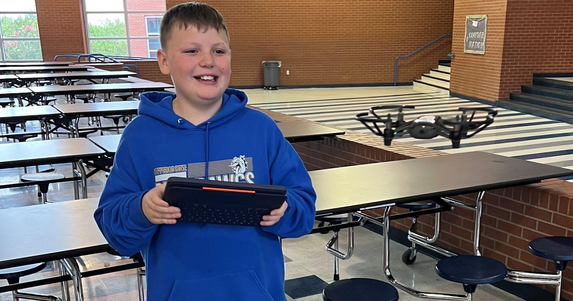 Cove students fly high through drone training - Vimarsana News