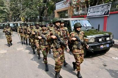 Bangladesh police deploy to guard 'risky' polling centres