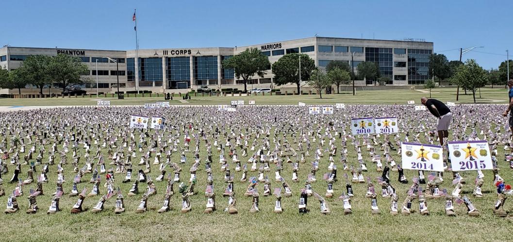 Rows of boots