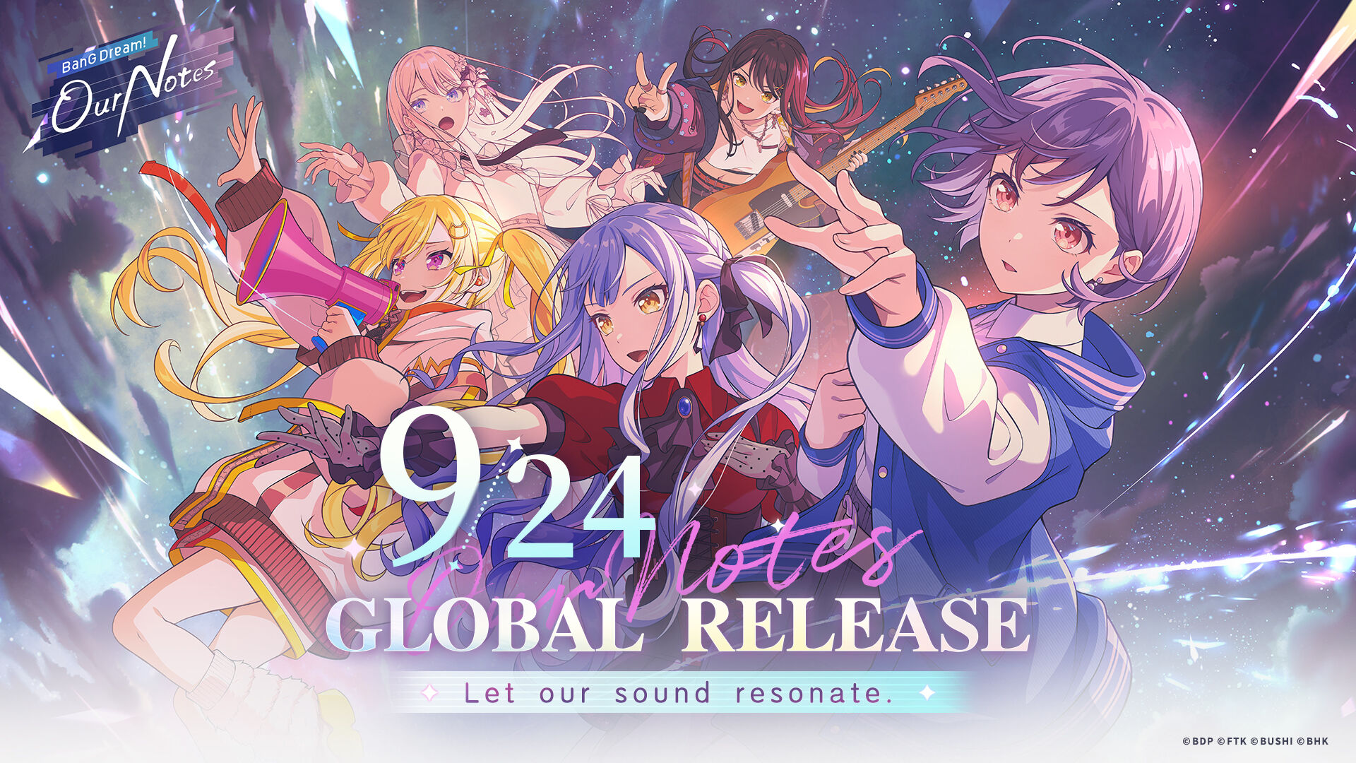 BanG Dream! Our Notes' Global Release Set for September 24, 2026