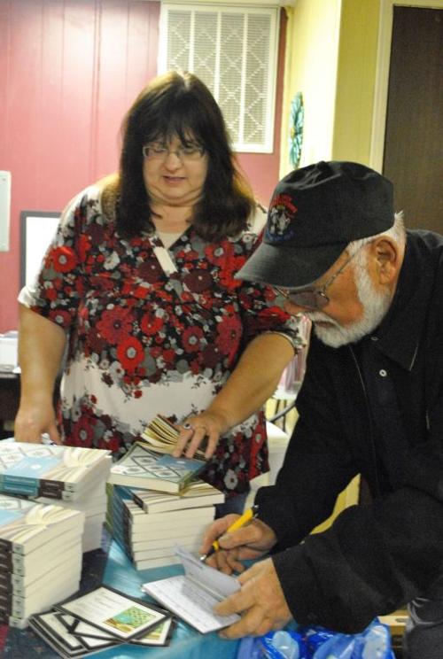 Book signing Cove House