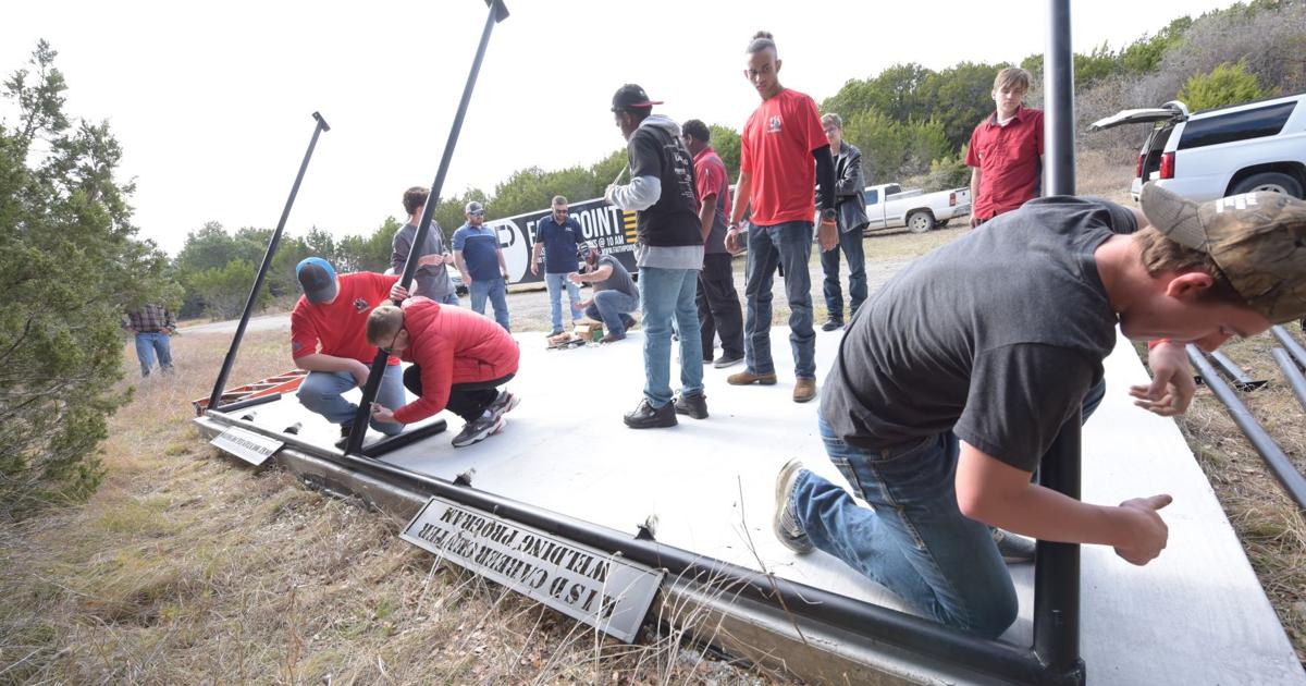 Deer Skinning Rack Build Students build deer skinning rack for Parrie Haynes Ranch | Education ...