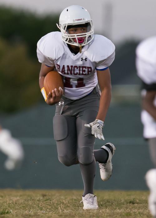 Rancier at Liberty Hill Middle School Football