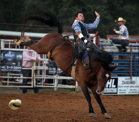 HATS OFF TO TUTOR Huntsville bareback rider wins at Gatesville Rodeo