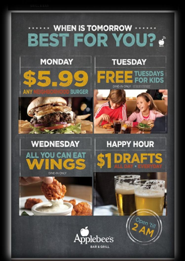 Applebees Weekly Deals! Save A Lot Mom