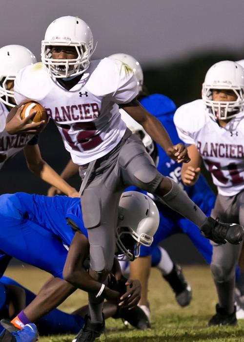 Rancier at Liberty Hill Middle School Football