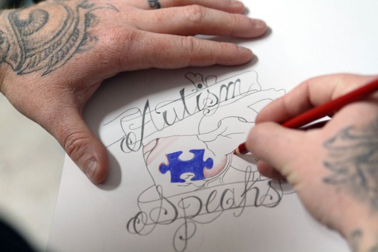 autism awareness by Jaisy Ayers WOODLANDS TX TattooNOW