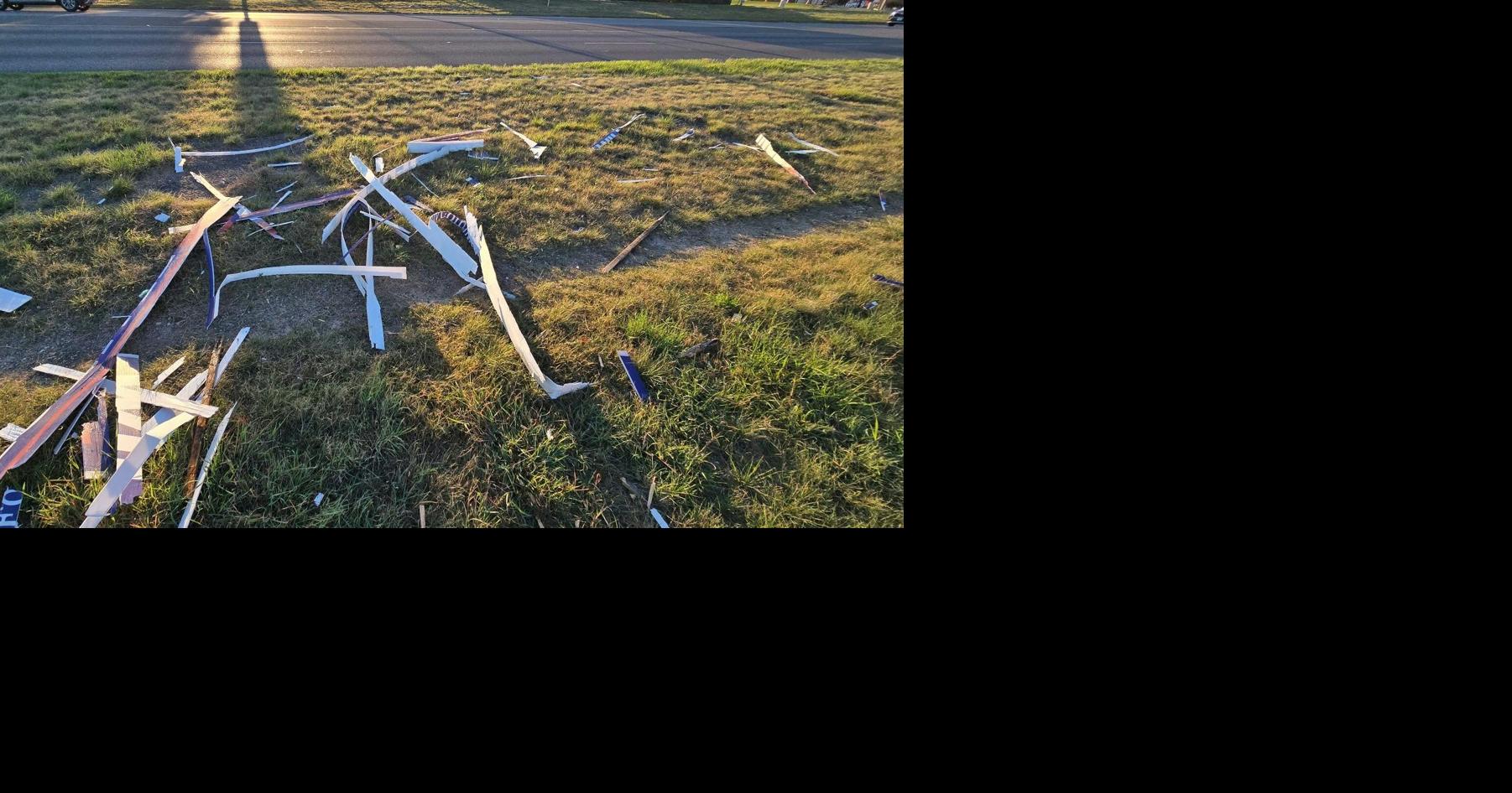 Shredded Signs: Ernest Wilkerson condemns campaign sign vandalism ...