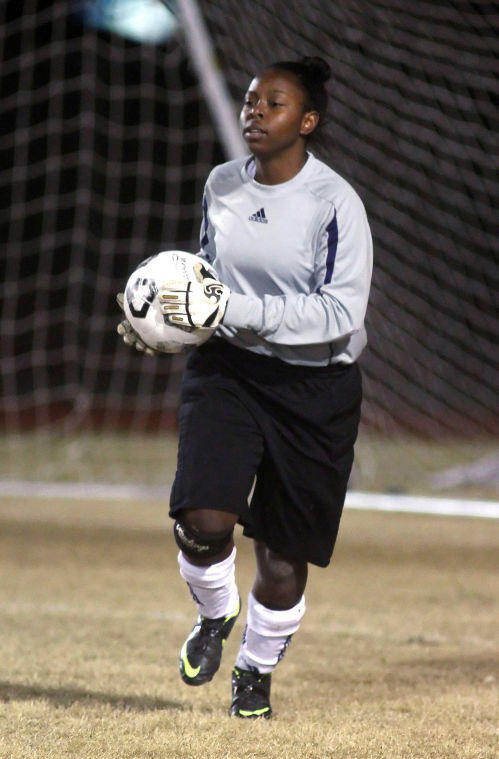 Shoemaker Goalie Keandra Gray
