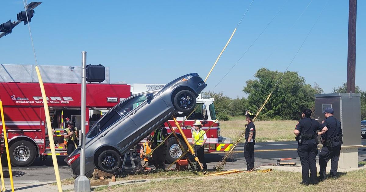 Car goes nearly vertical in Killeen accident Local News Car goes nearly vertical in Killeen accident Local News