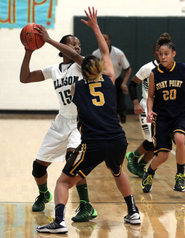 Stony Point girls at Ellison