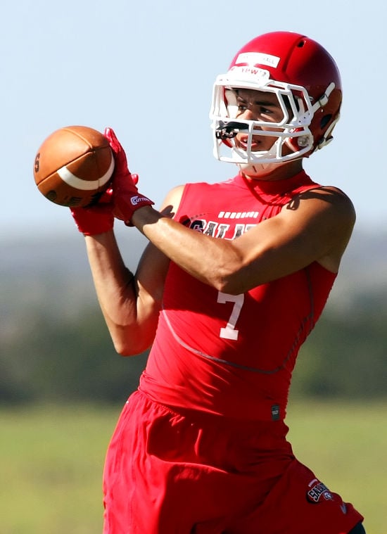 Salado football holds first practice
