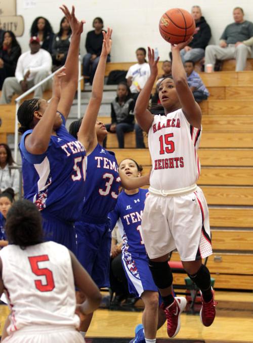 Duke Leads Lady Knights to win over Tem-Cats